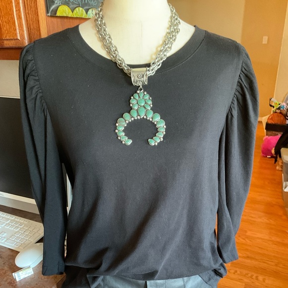 Calvin Klein Tops - Calvin Klein Black Pullover Blouse Size XL, NWT